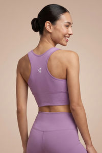 Zelocity Medium Impact Moisture Wicking Sports Bra - Orchid Mist — thumbnail 4